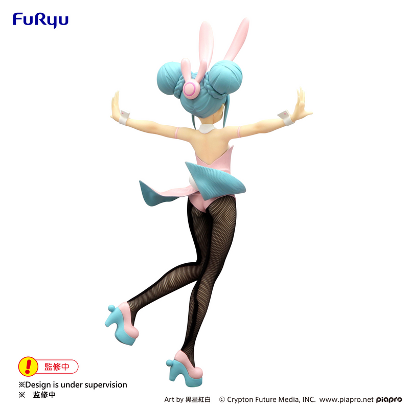 FuRyu BiCute Bunnies Figure - Hatsune Miku - Wink Pearl Pink Color ver.