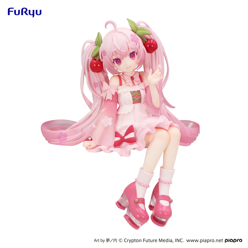 FuRyu Noodle Stopper Figure - Hatsune Miku - Sakura Miku 2025