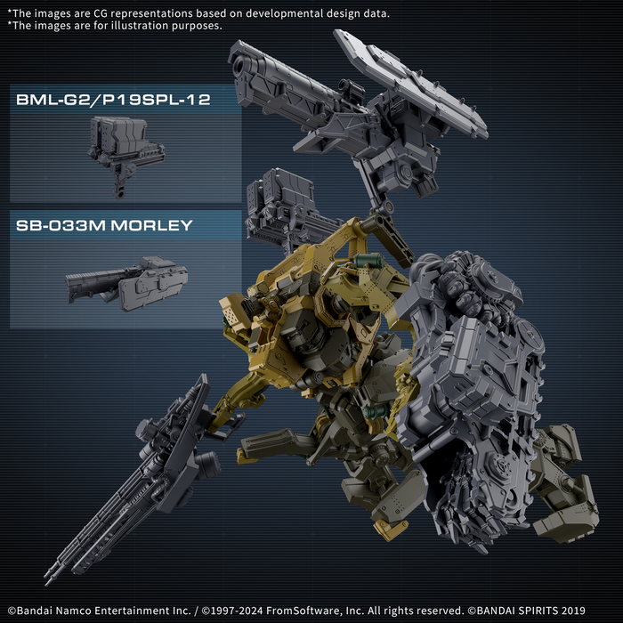 [Pre-order, ETA 2025 Q3] 30MM Armored Core VI Fires of Rubicon RaD CC-3000 Wrecker Milk Tooth