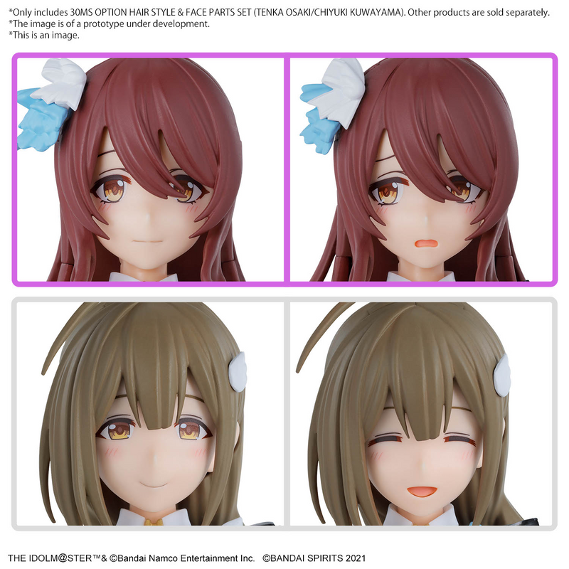 30 Minutes Sisters (30MS) Option Hair & Face Parts Set (Tenka Osaki/Chiyuki Kuwayama)