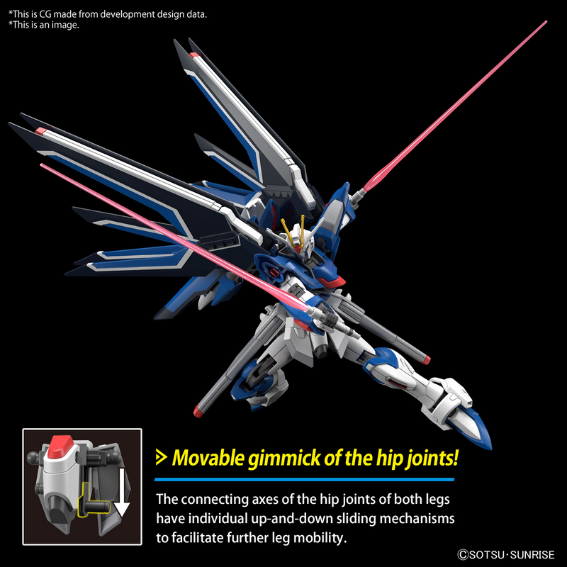 High Grade (HG) 1/44 HGCE Gundam Seed Freedom Rising Freedom Gundam
