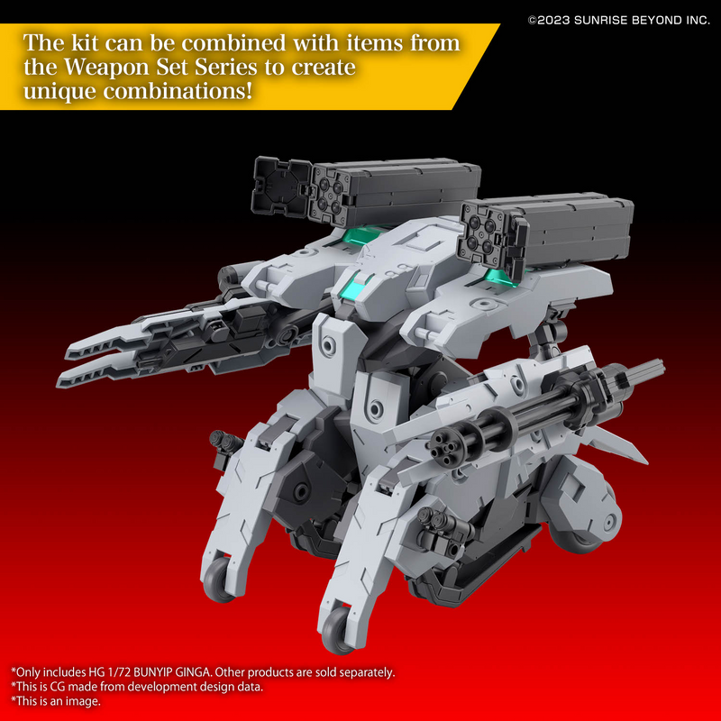 High Grade (HG) Kyoukai Senki 1/72 Bunyip Ginga