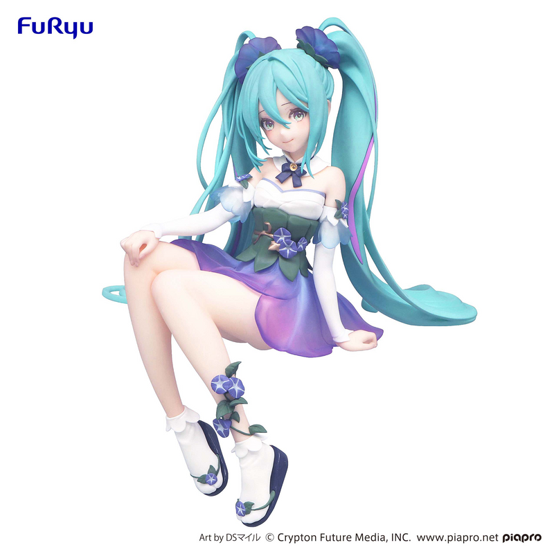 FuRyu Noodle Stopper Figure - Hatsune Miku - Flower Fairy Morning Glory