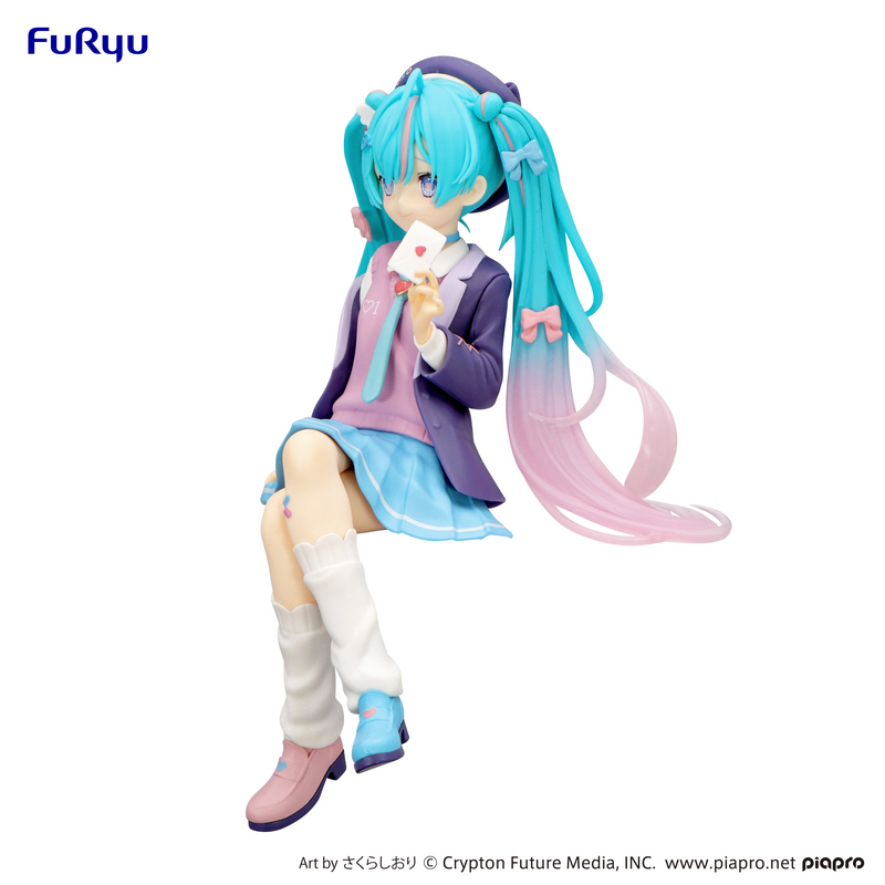 FuRyu Noodle Stopper Figure - Hatsune Miku - Love Blazer Navy Color ver.