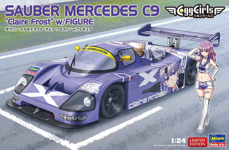 1/24 Egg Girls Sauber Mercedes C9 Claire Frost w/Figure