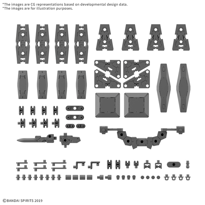 [Pre-order, ETA 2025 Q2/Q3] 30MM 1/144 Option Parts Set 19 (Multi Shield)