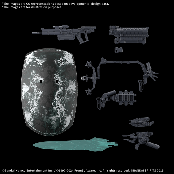 [Pre-order, ETA 2025 Q3] 30MM Option Parts Set Armored Core VI Fires of Rubicon Weapon Set 05