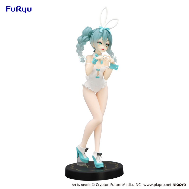 FuRyu BiCute Bunnies Figure - Hatsune Miku - rurudo White Color ver.
