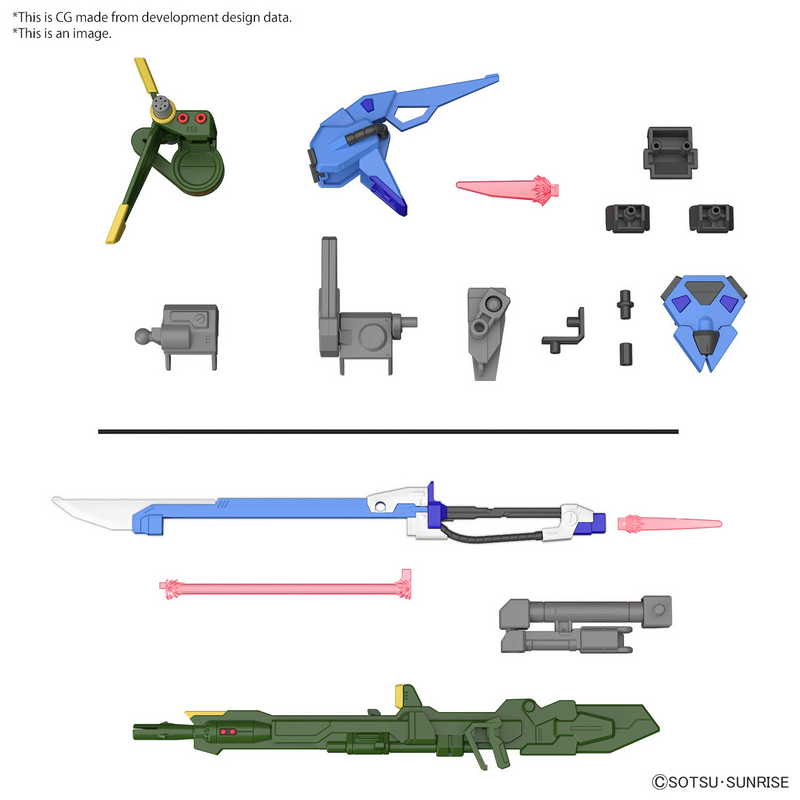High Grade (HG) 1/144 Option Parts Set Gunpla 02 (LAUNCHER STRIKER & SWORD STRIKER)
