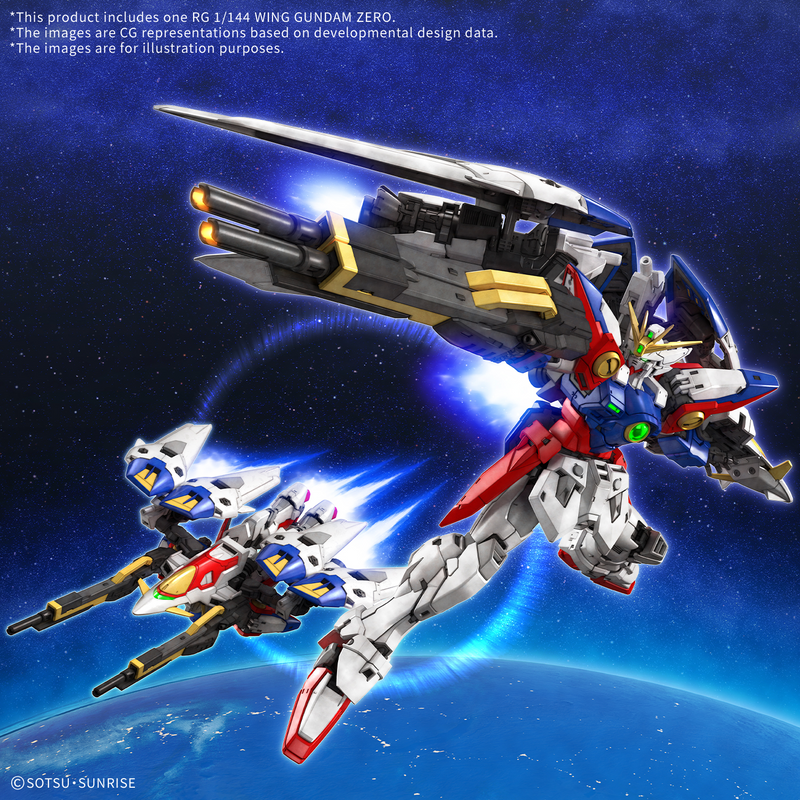 RG XXXG-00W0 Wing Gundam Zero (Bandai Real Grade 1/144)
