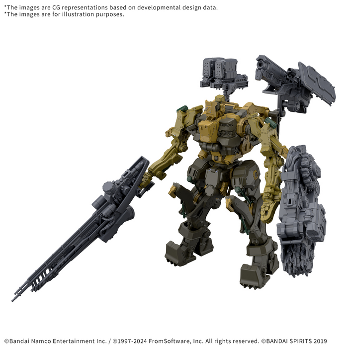 [Pre-order, ETA 2025 Q3] 30MM Armored Core VI Fires of Rubicon RaD CC-3000 Wrecker Milk Tooth