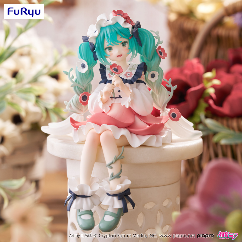 FuRyu Noodle Stopper Figure - Hatsune Miku - Flower Fairy Anemone Ver.