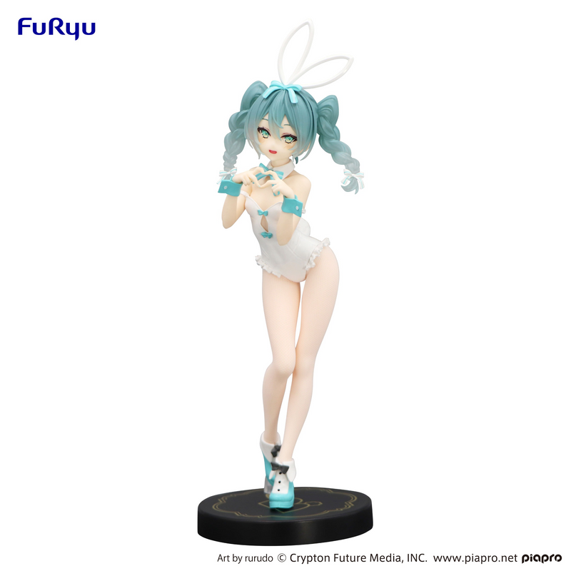 FuRyu BiCute Bunnies Figure - Hatsune Miku - rurudo White Color ver.