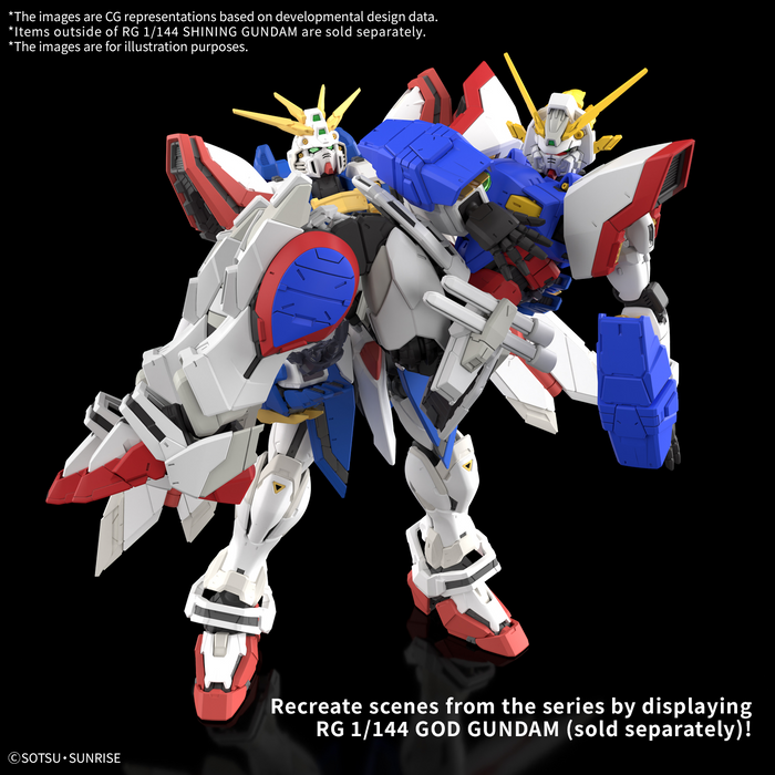 [Pre-order, ETA 2025 Q2] RG GF13-017NJ Shining Gundam (Bandai Real Grade 1/144)