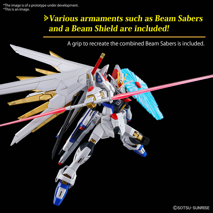 [Pre-Order, ETA 2024 Q3/Q4] High Grade (HG) HGCE 1/144 ZGMF/A-262PD-P Gundam Seed Freedom Mighty Strike Freedom Gundam