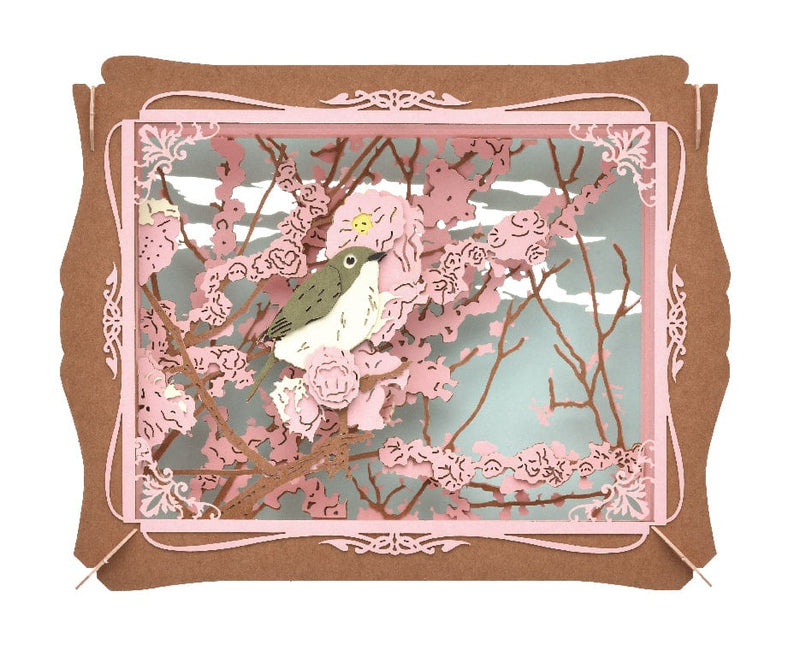 Paper Theater - Plum Blossoms & Japanese White Eye (PT-319)