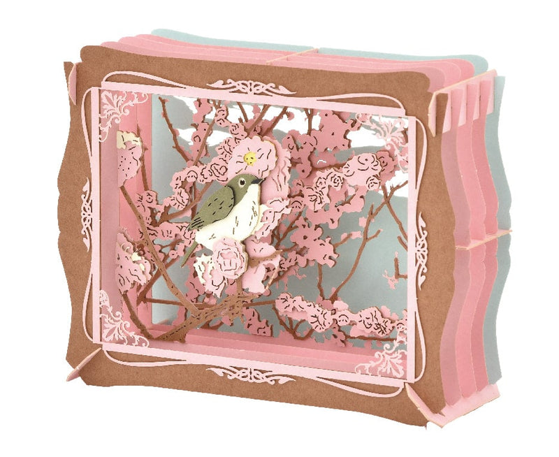 Paper Theater - Plum Blossoms & Japanese White Eye (PT-319)
