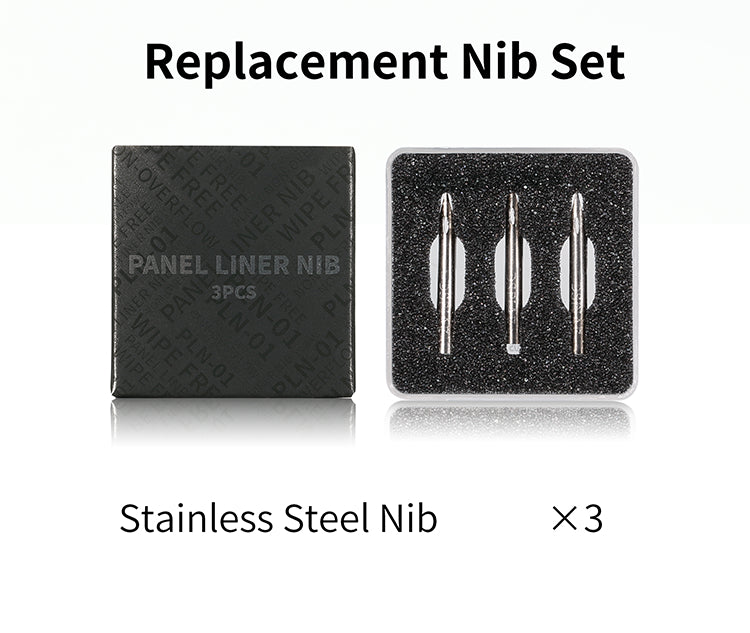 Dspiae Aluminium Alloy Panel Line Pen Tip Replacements (3pcs) (PLN-01)