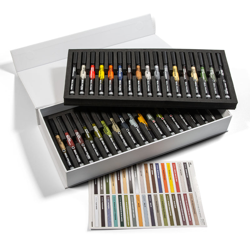 AK Interactive Real Color Markers - RCM150 Special Box Set (34 Colours)