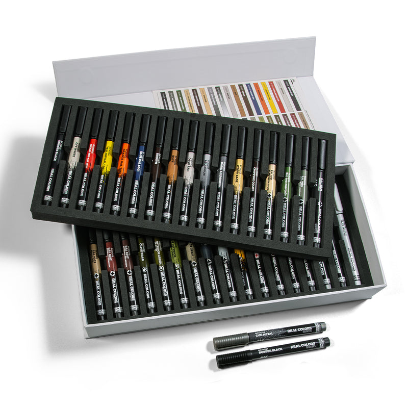 AK Interactive Real Color Markers - RCM150 Special Box Set (34 Colours)