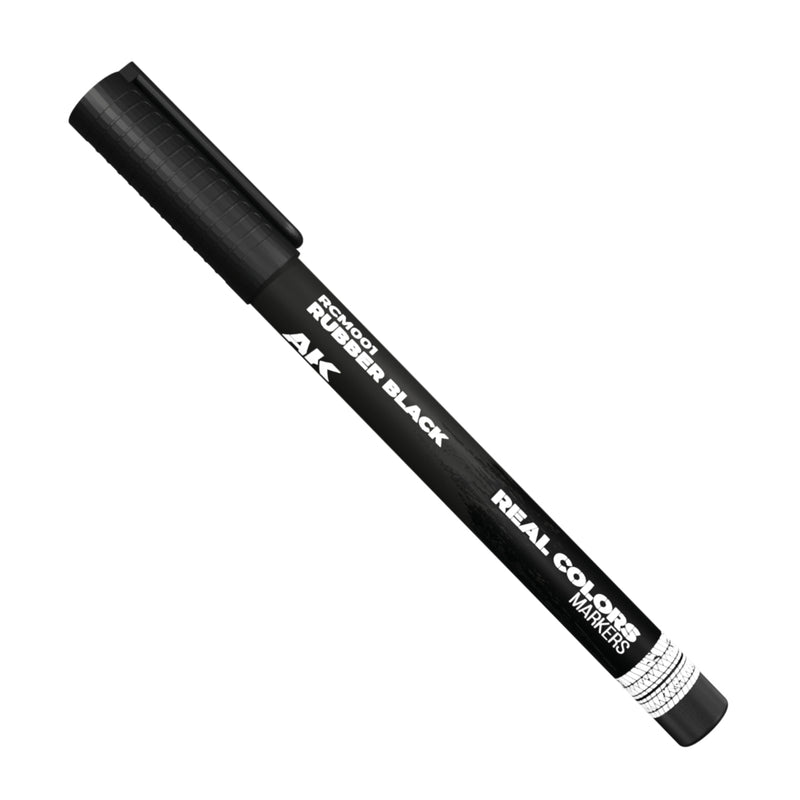 AK Interactive Real Color Markers - RCM001 Rubber Black