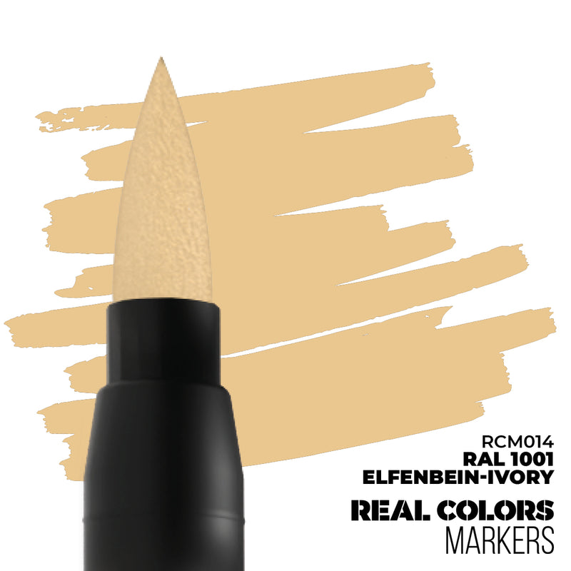 AK Interactive Real Color Markers - RCM014 RAL 1001 Elfenbein-Ivory