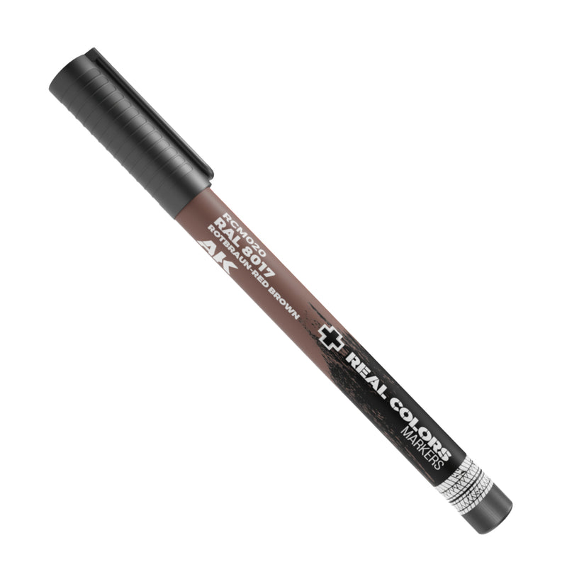 AK Interactive Real Color Markers - RCM020 RAL 8017 Rotbraun-Red Brown