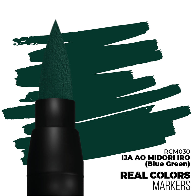 AK Interactive Real Color Markers - RCM030 IJA Ao Midori Iro (Blue Green)