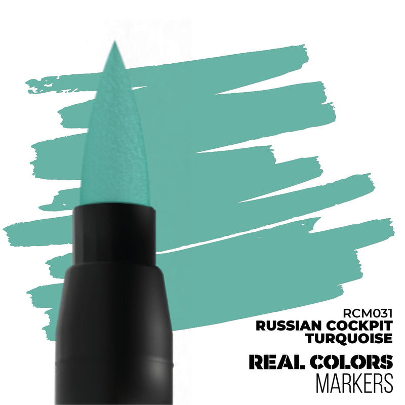 AK Interactive Real Color Markers - RCM031 Russian Cockpit Torquoise