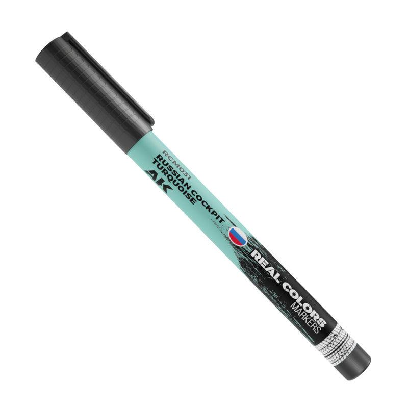 AK Interactive Real Color Markers - RCM031 Russian Cockpit Torquoise