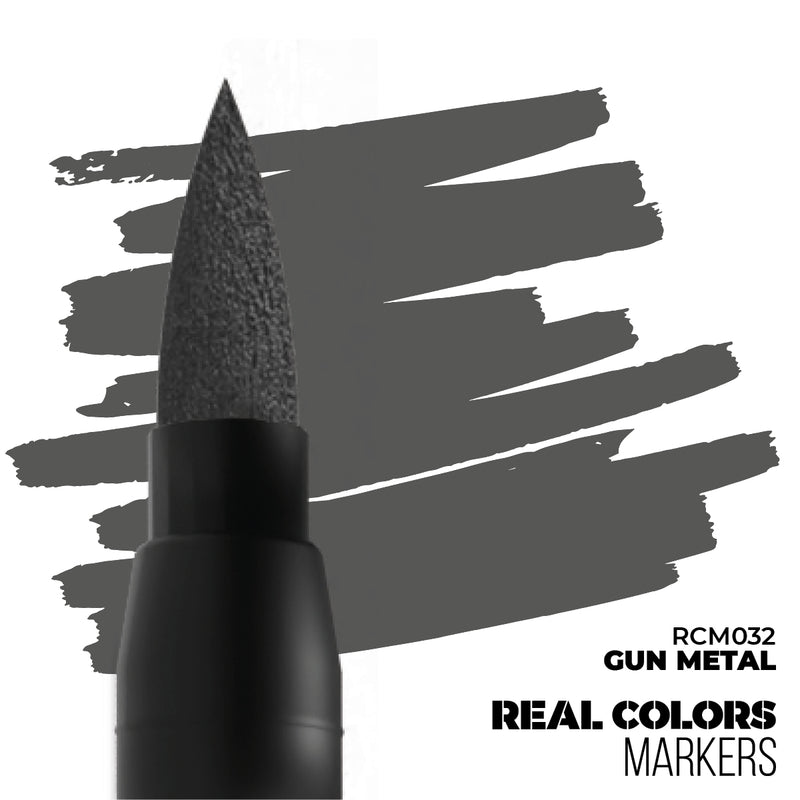 AK Interactive Real Color Markers - RCM032 Gun Metal