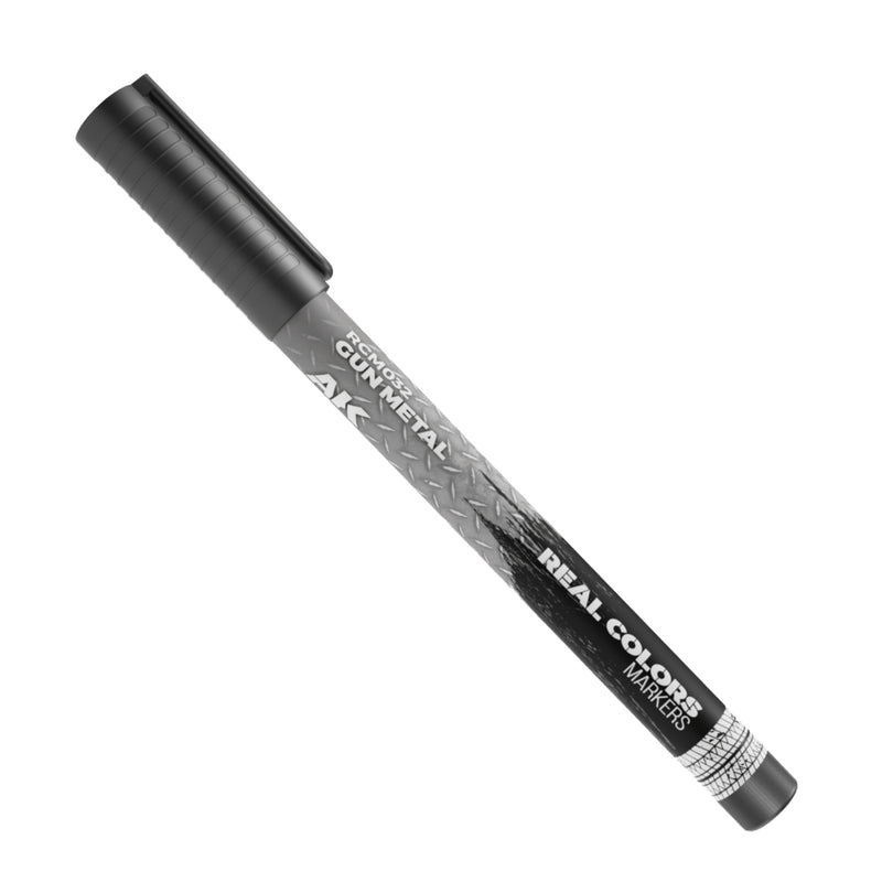 AK Interactive Real Color Markers - RCM032 Gun Metal