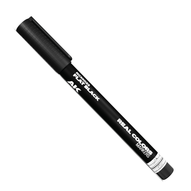 AK Interactive Real Color Markers - RCM033 Flat Black
