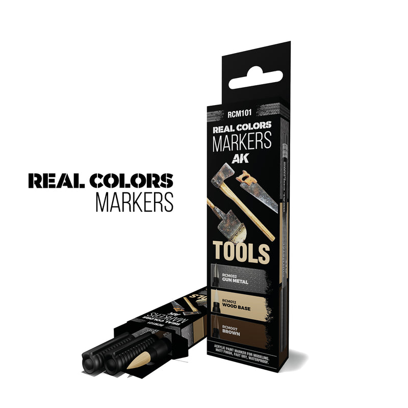 AK Interactive Real Color Markers Set - RCM101 Tools
