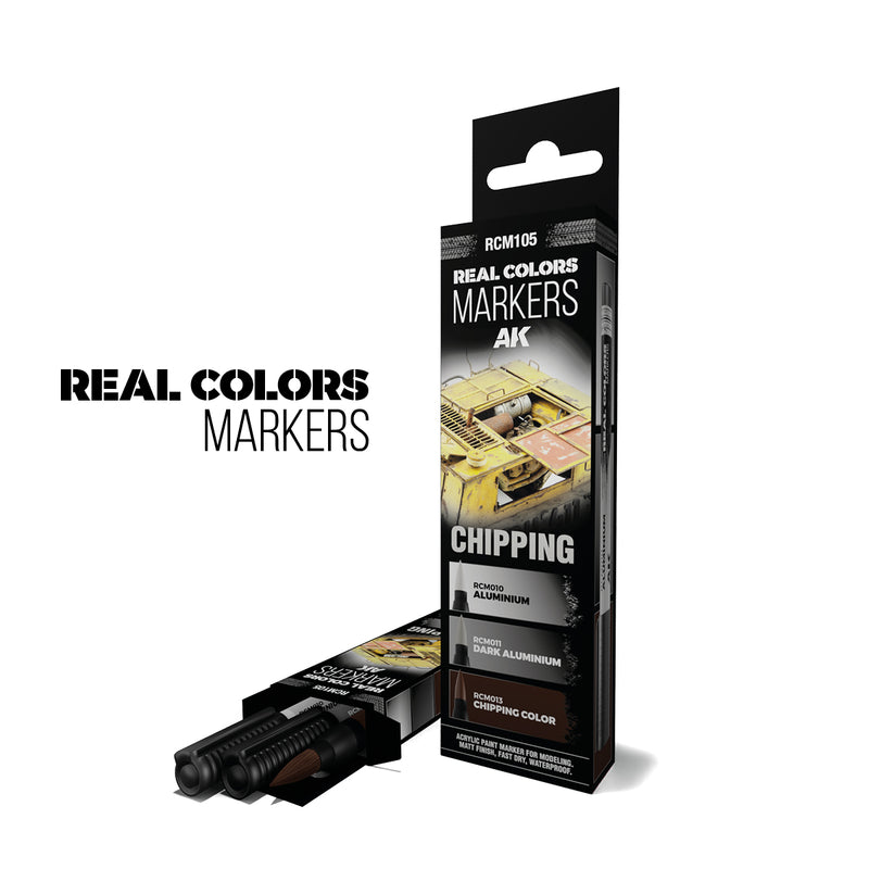 AK Interactive Real Color Markers Set - RCM105 Chipping