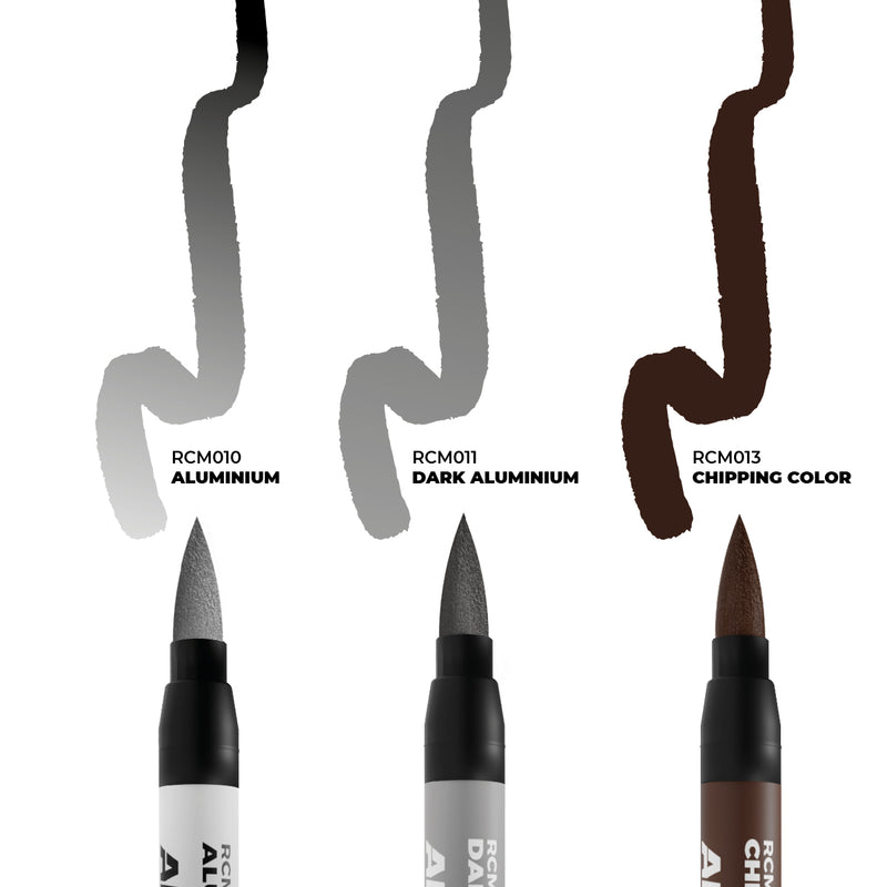 AK Interactive Real Color Markers Set - RCM105 Chipping