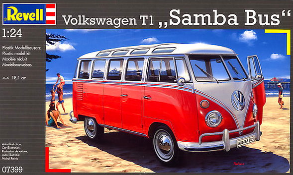 Kombi Volkswagen T1Samba Bus - 1/24 - Revell 07399
