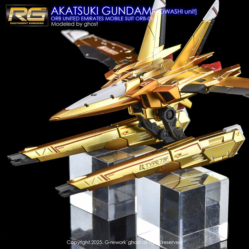 G-Rework Decal - RG ORB-01 Akatsuki Gundam Oowashi Unit Use