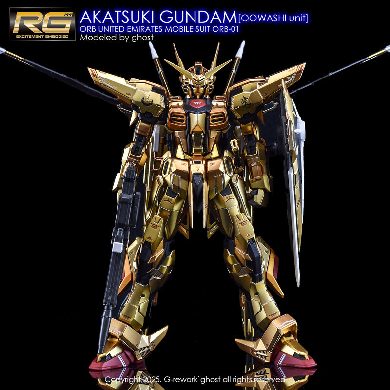G-Rework Decal - RG ORB-01 Akatsuki Gundam Oowashi Unit Use
