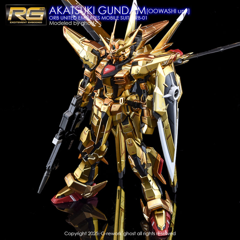 G-Rework Decal - RG ORB-01 Akatsuki Gundam Oowashi Unit Use
