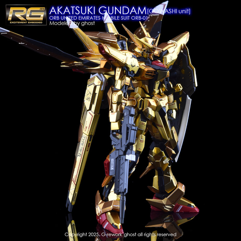 G-Rework Decal - RG ORB-01 Akatsuki Gundam Oowashi Unit Use