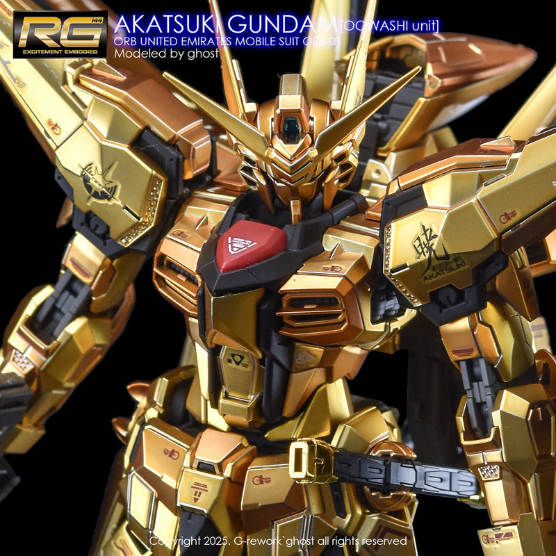G-Rework Decal - RG ORB-01 Akatsuki Gundam Oowashi Unit Use