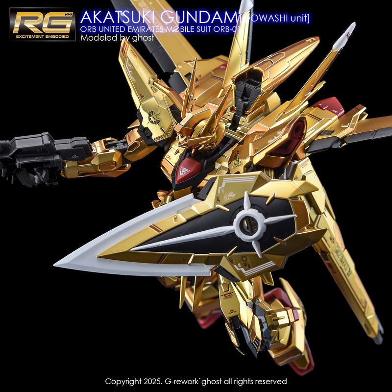 G-Rework Decal - RG ORB-01 Akatsuki Gundam Oowashi Unit Use