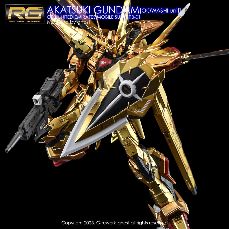 G-Rework Decal - RG ORB-01 Akatsuki Gundam Oowashi Unit Use