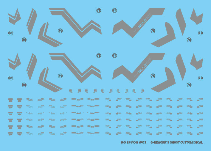 G-Rework Decal - RG OZ-13MS Gundam Epyon Use
