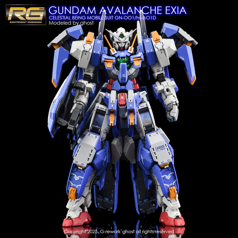 G-Rework Decal - RG GN-001/hs-A01 Gundam Avalanche Exia Use