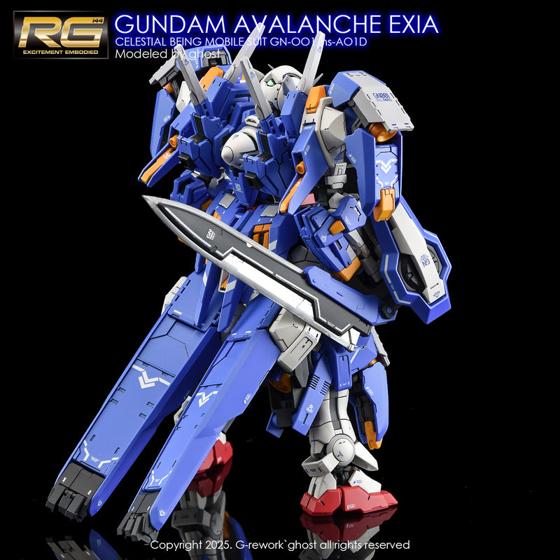 G-Rework Decal - RG GN-001/hs-A01 Gundam Avalanche Exia Use
