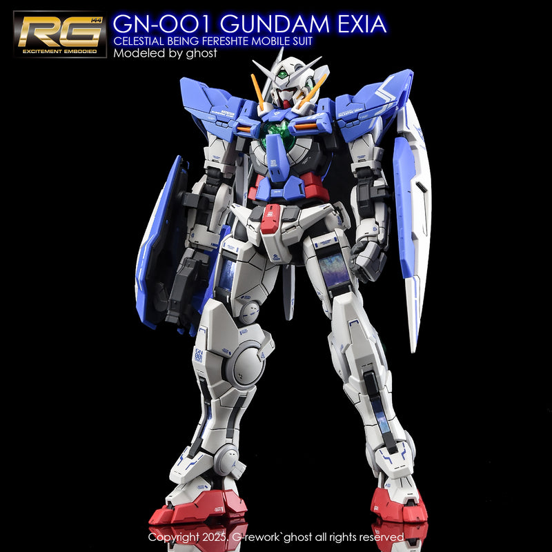 G-Rework Decal - RG GN-001 Gundam Exia Use