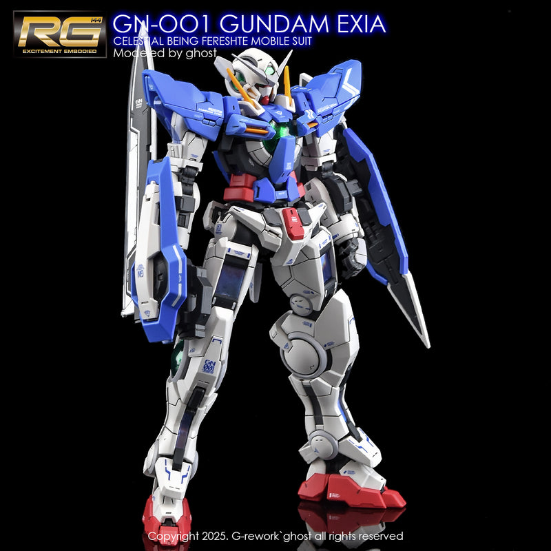 G-Rework Decal - RG GN-001 Gundam Exia Use