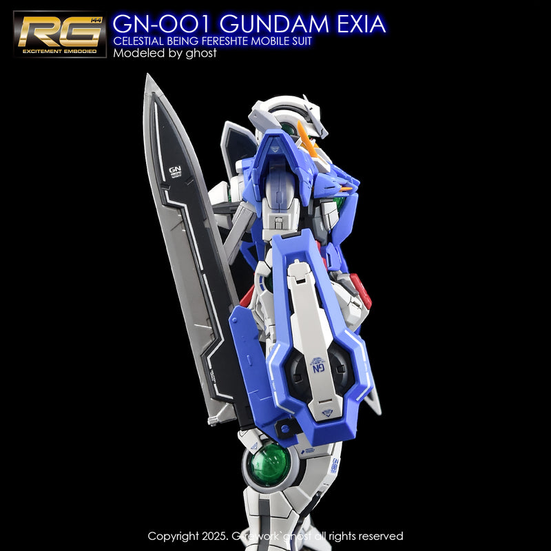 G-Rework Decal - RG GN-001 Gundam Exia Use